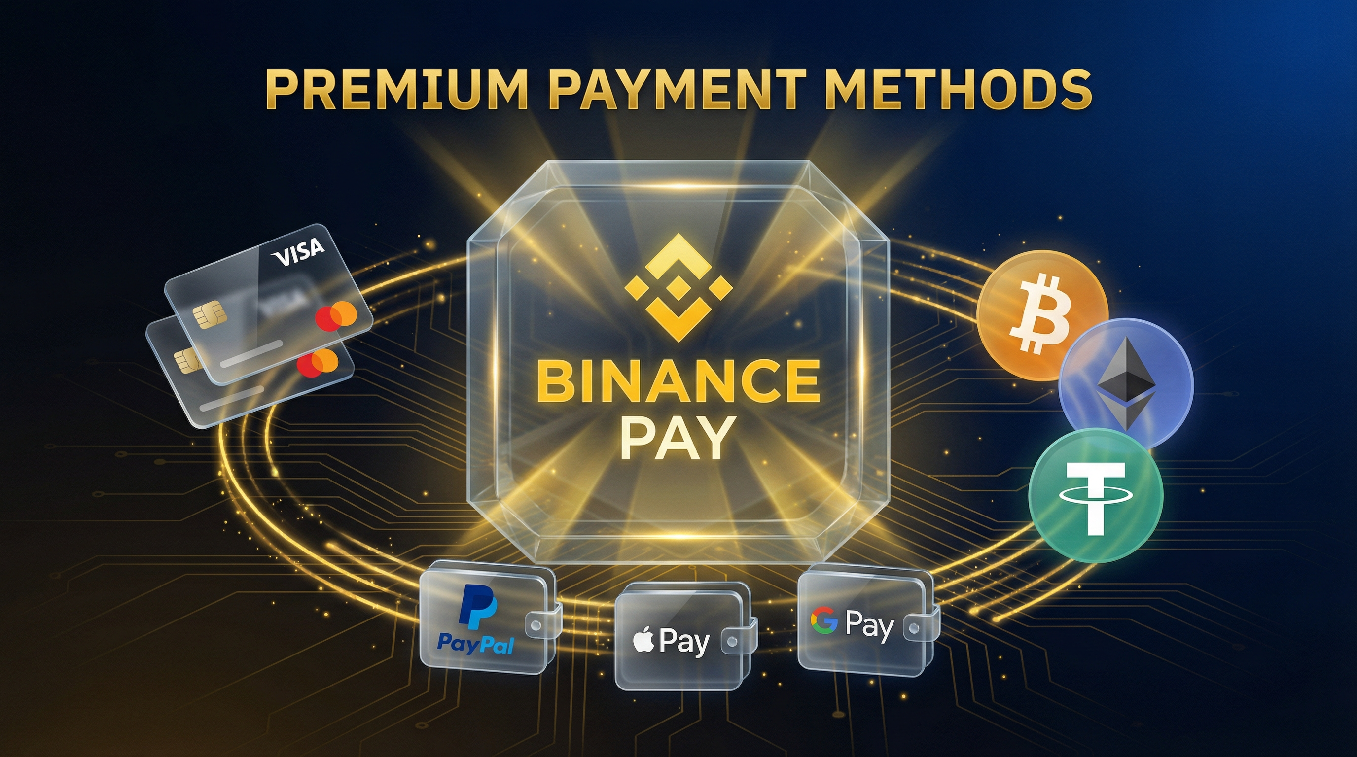 支持币安等多种支付方式